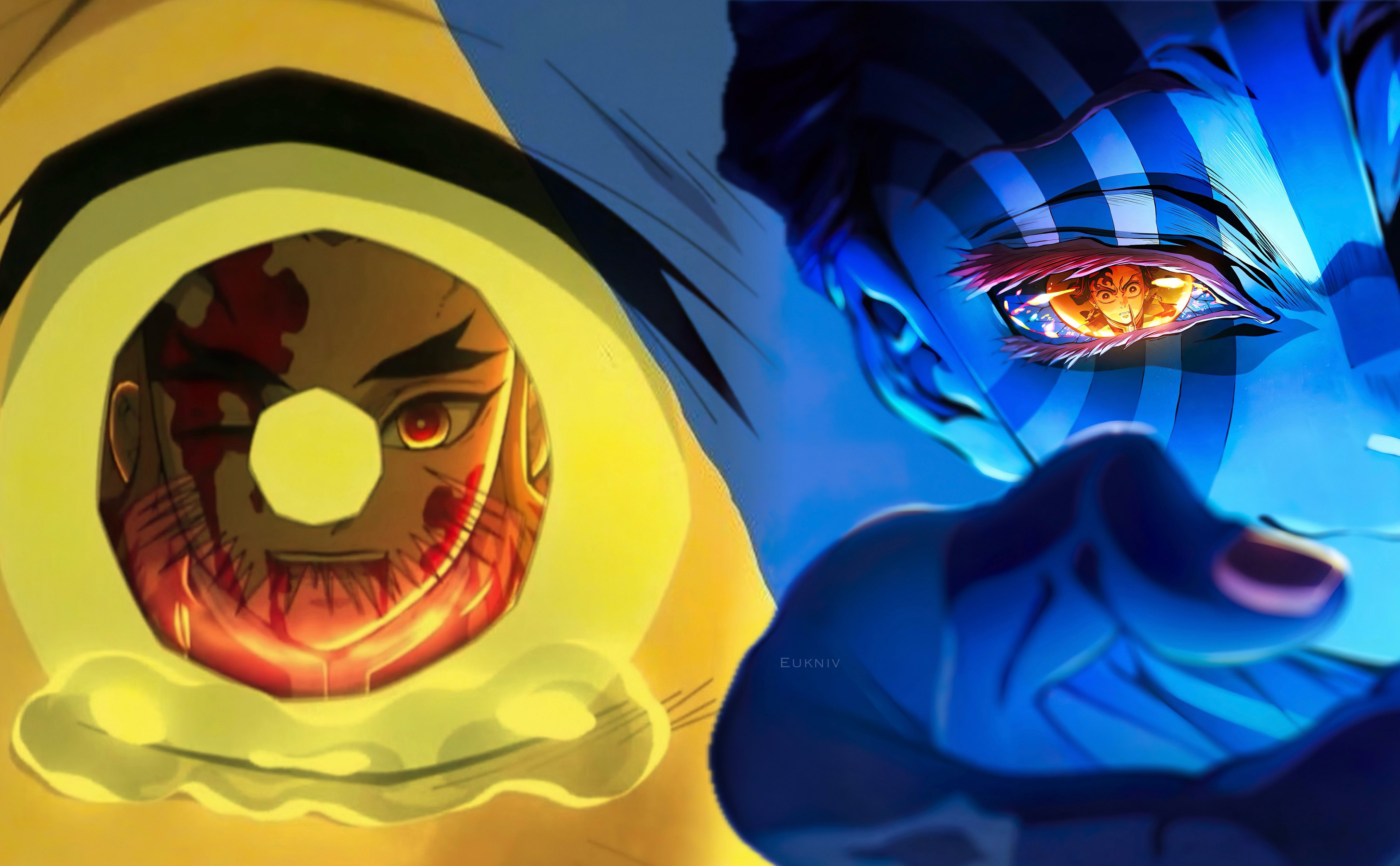 Hình nền 4K Kimetsu no Yaiba: Đại chiến Vô hạn